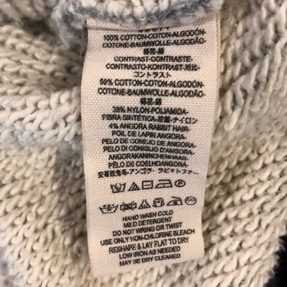 Free People Snow Angel Distressed Scoop Neck Pullover Sweater Medium - Picture 7 of 7